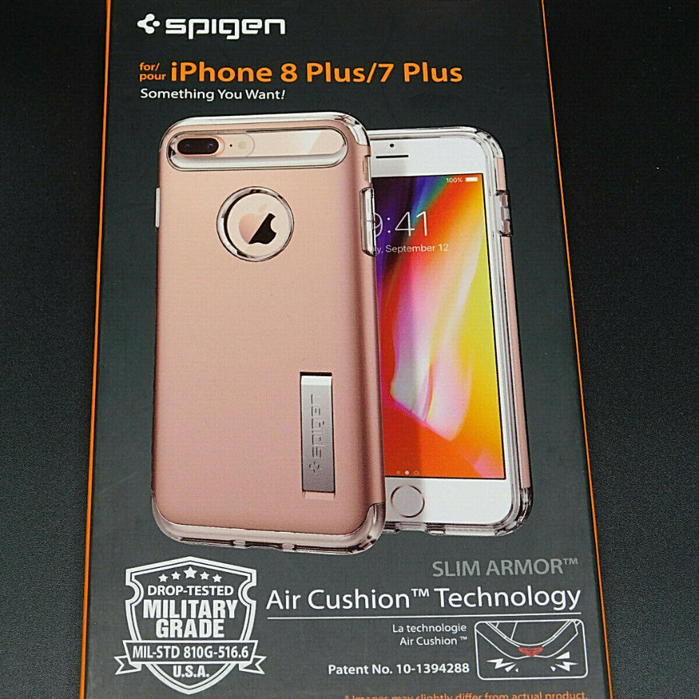 iPhone 8 / 7 / 6 Plus Spigen® [Slim Armor] Rose - Picture 2 of 2